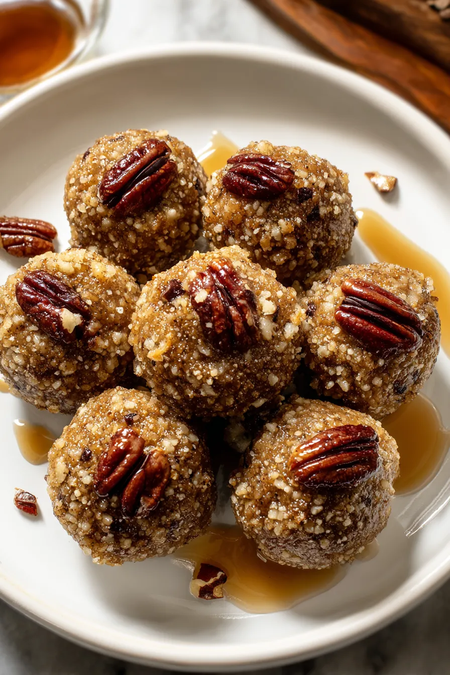 Classic Pecan Pie Flavor: Easy No-Bake Dessert Balls